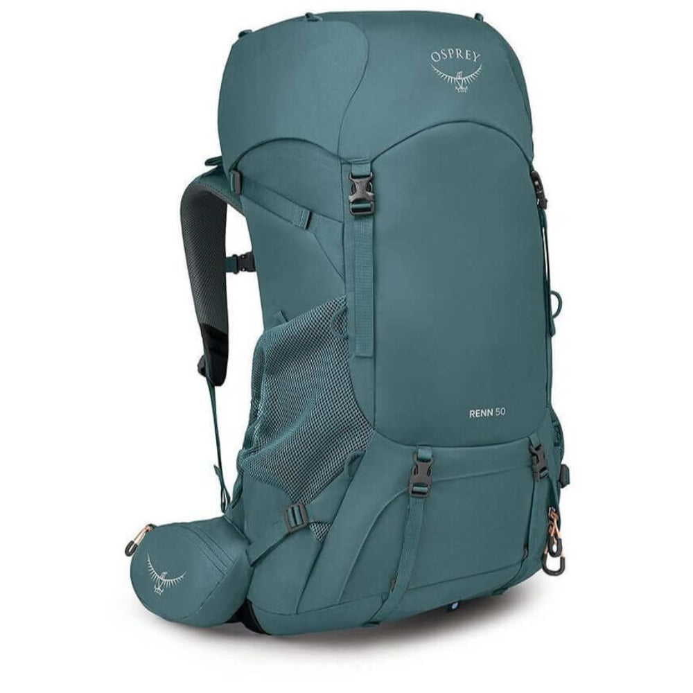 Osprey Renn 50L - Women backpack with bluesign® certification and raincover, featuring adjustable torso for perfect fit.