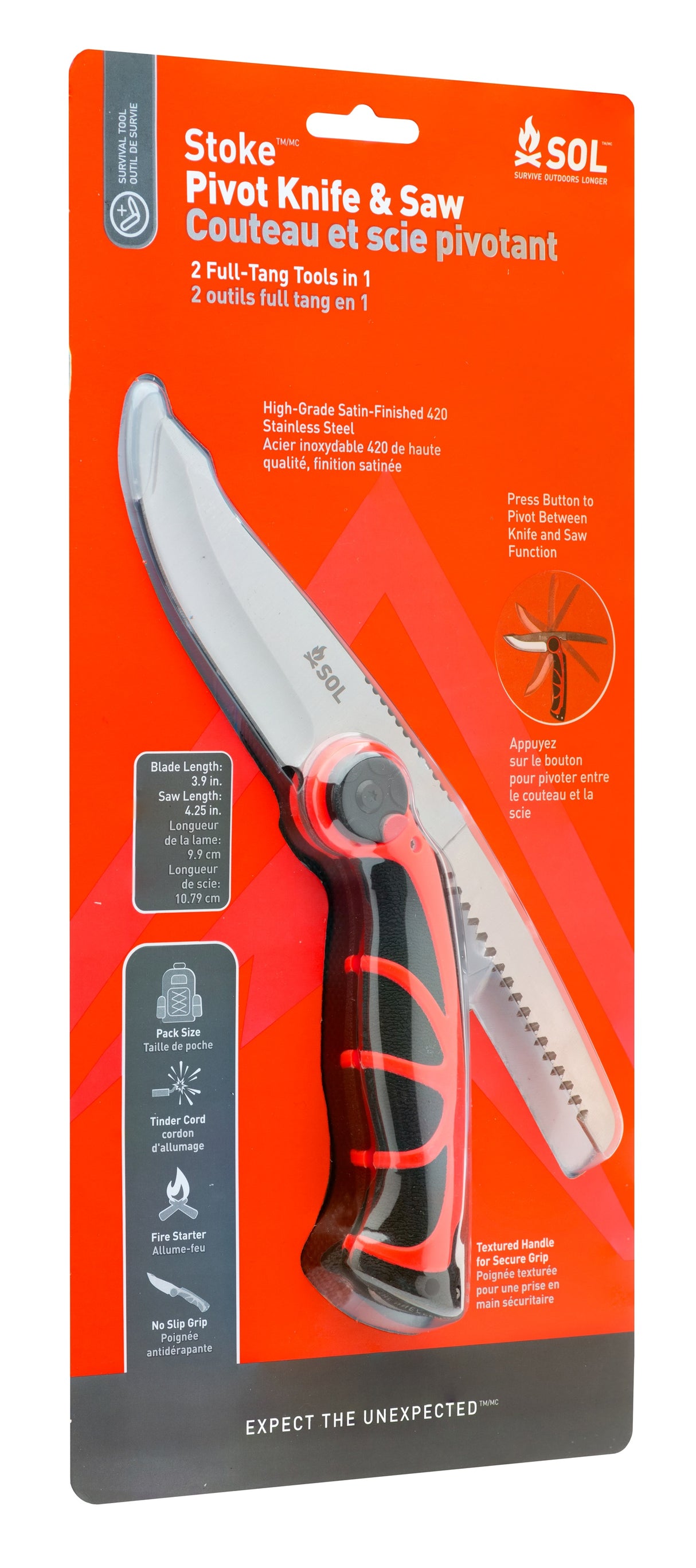 Stoke Pivot Knife and Saw