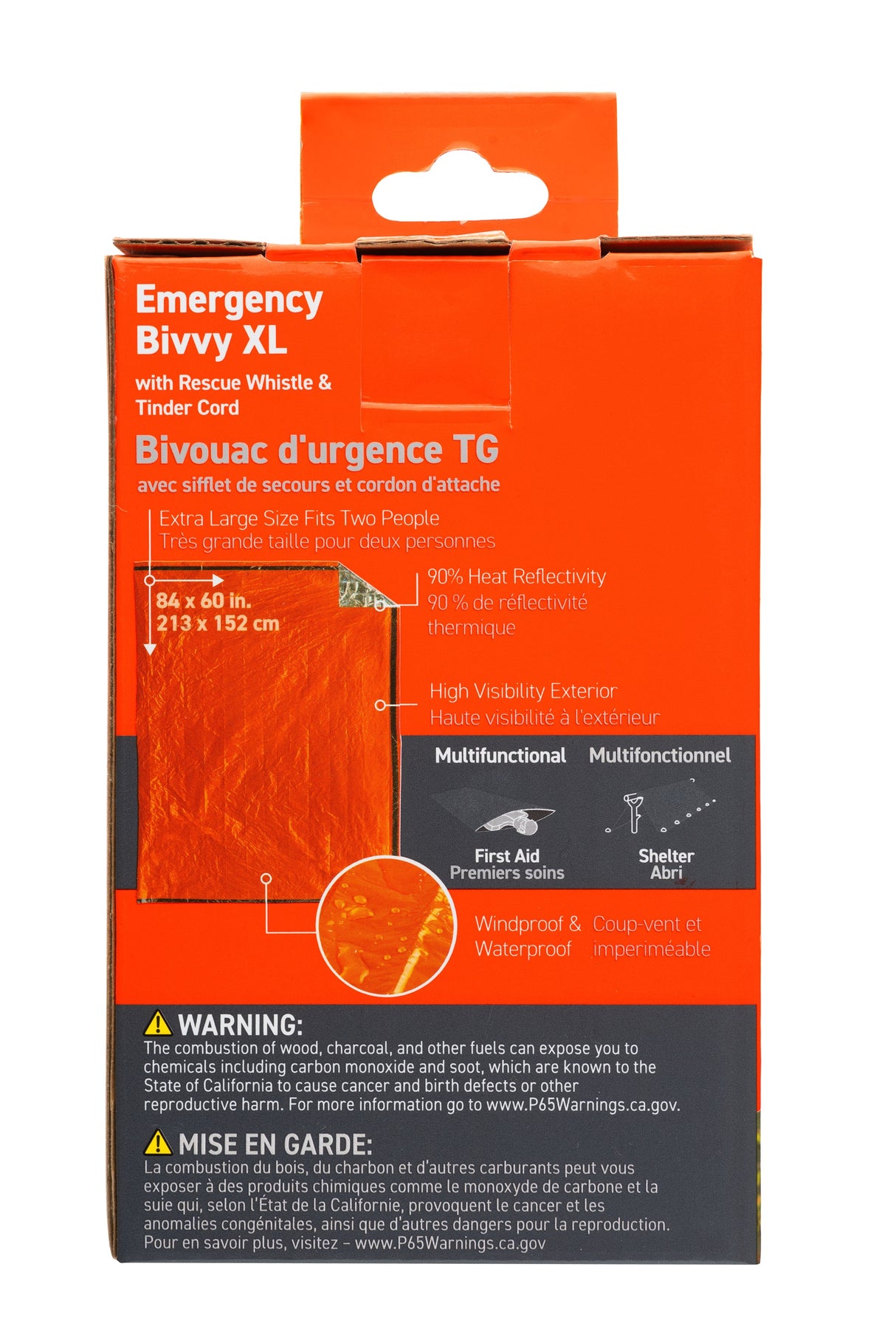 Emergency Bivvy XL with Rescue Whistle