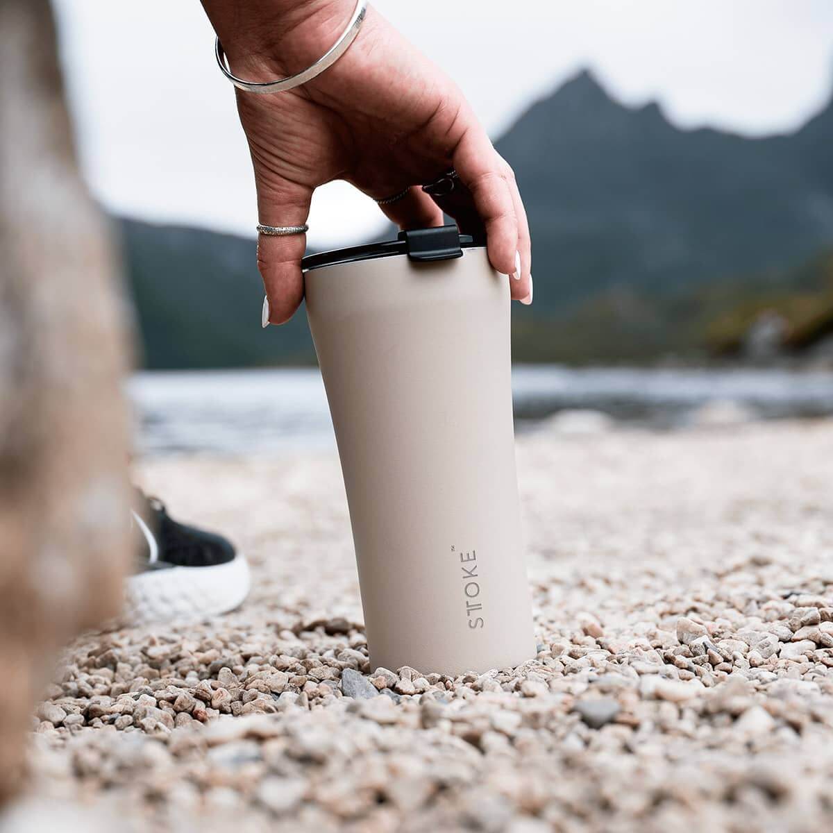 Sttoke Earth Series 12 oz Leakproof Ceramic Cup