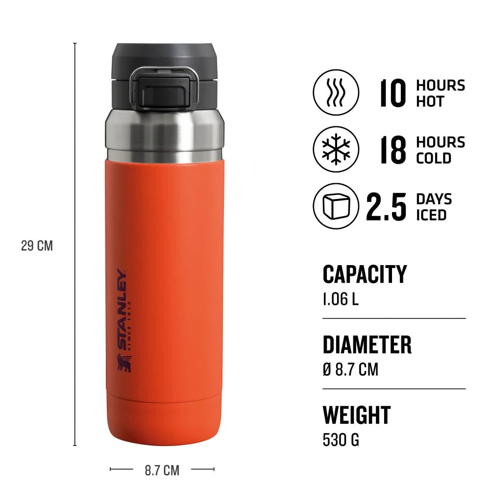 Stanley Go Quick Flip Water Bottle Leakproof - 34 oz / 1 L