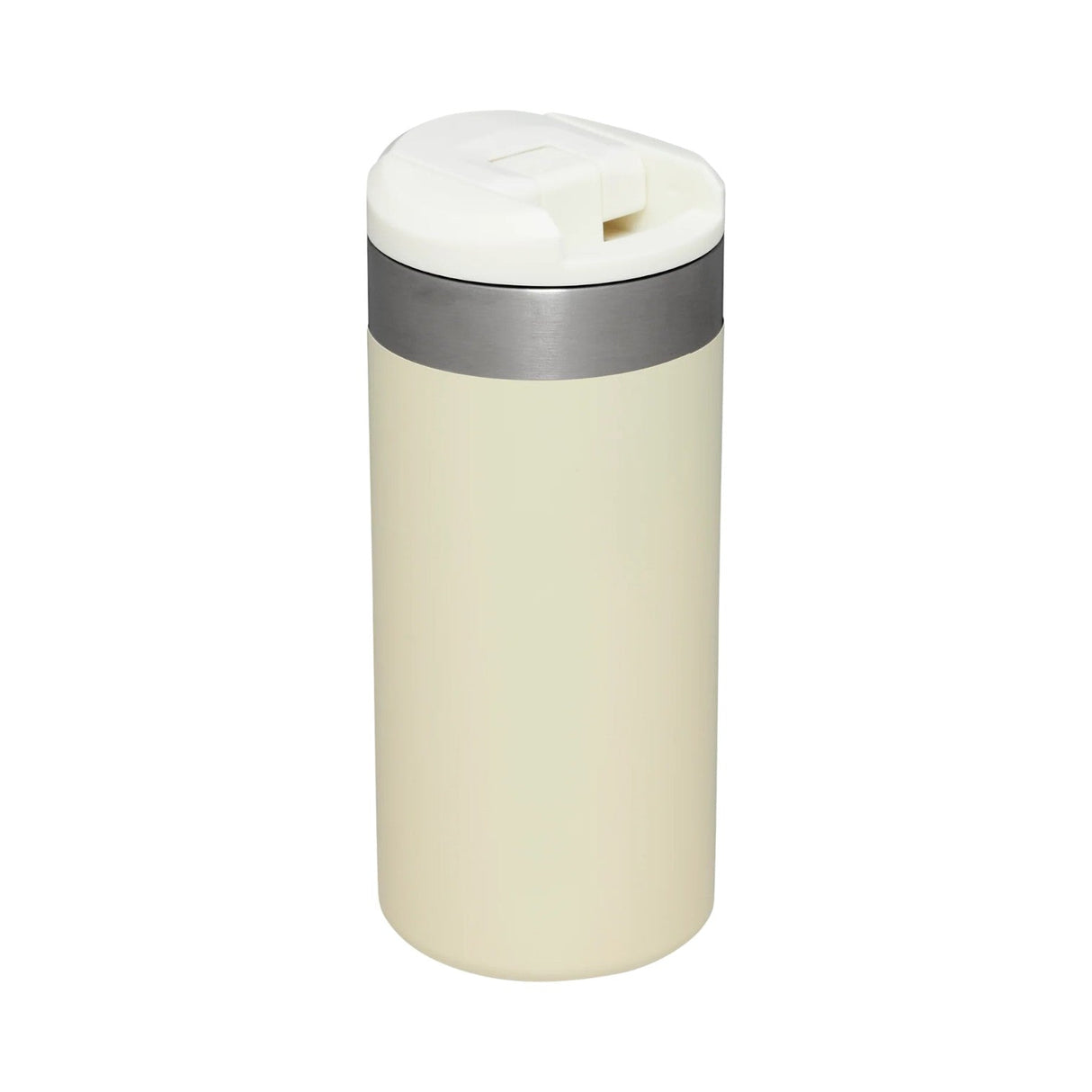 Stanley AeroLight Transit Mug Leakproof Travel Cup in cream color - 12 oz / 350 ml, portable and durable for adventurers.