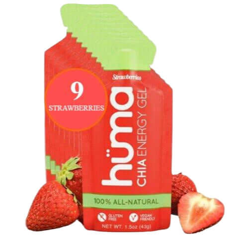 Huma Chia Energy Gel - Strawberries - 43g