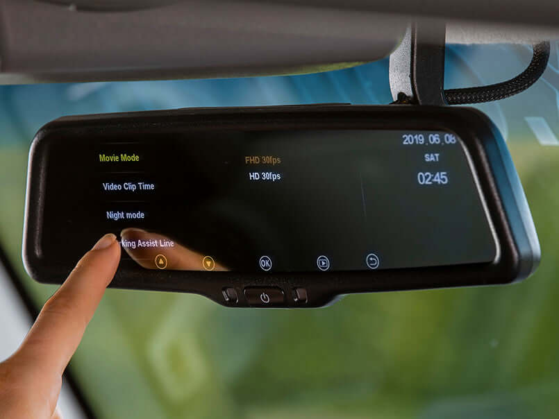 ARB DVR Reverse Camera Mirror