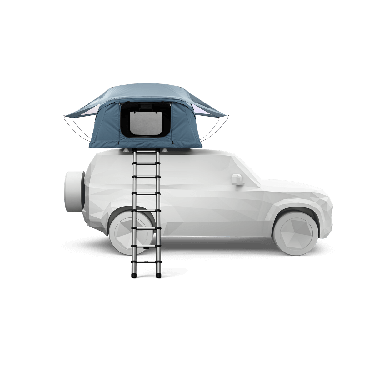 Thule Approach - Car Roof Top Tents setup on a vehicle, ideal for adventure travel and comfort by Thule.