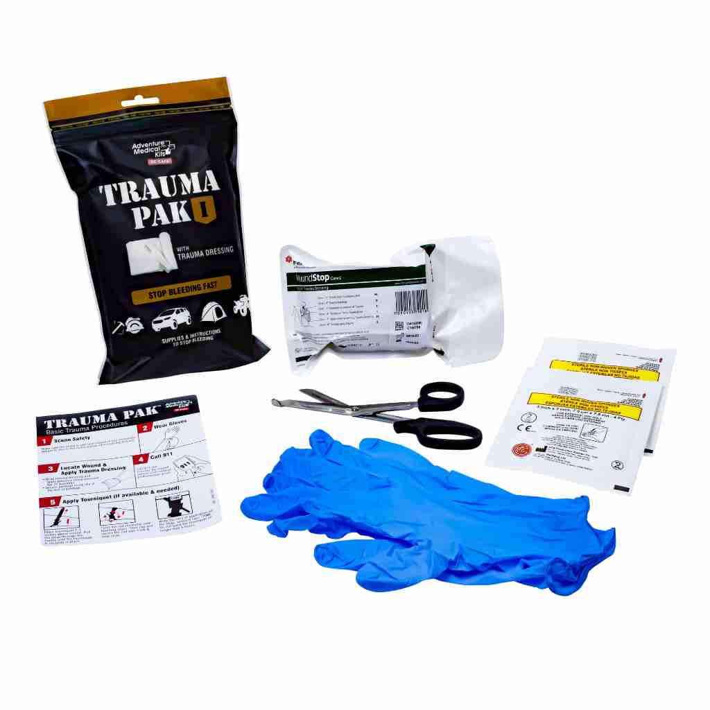 Adventure Medical Kits Trauma Pak 1 First Aid Kit for Wound Dressing