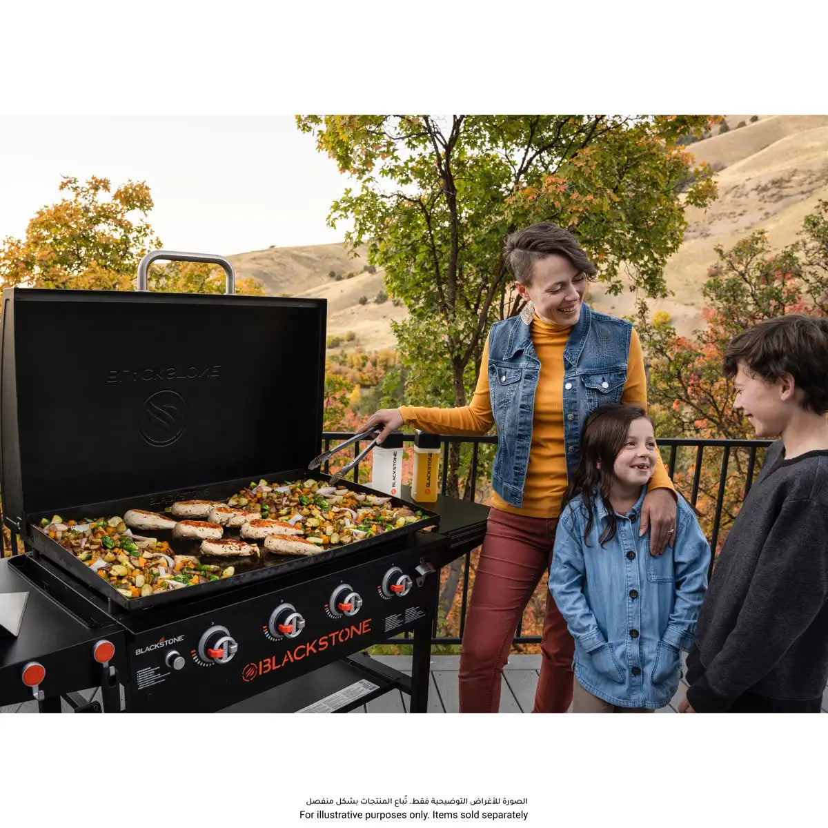 Blackstone 36 Inch Table Top Griddle With Hood - 4 Burners