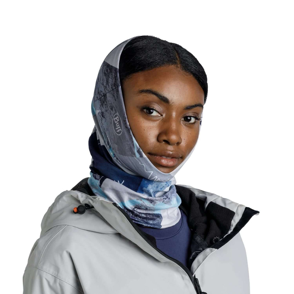 Buff Thermonet Neckwear Synth Blue Thermal Outdoor Scarf