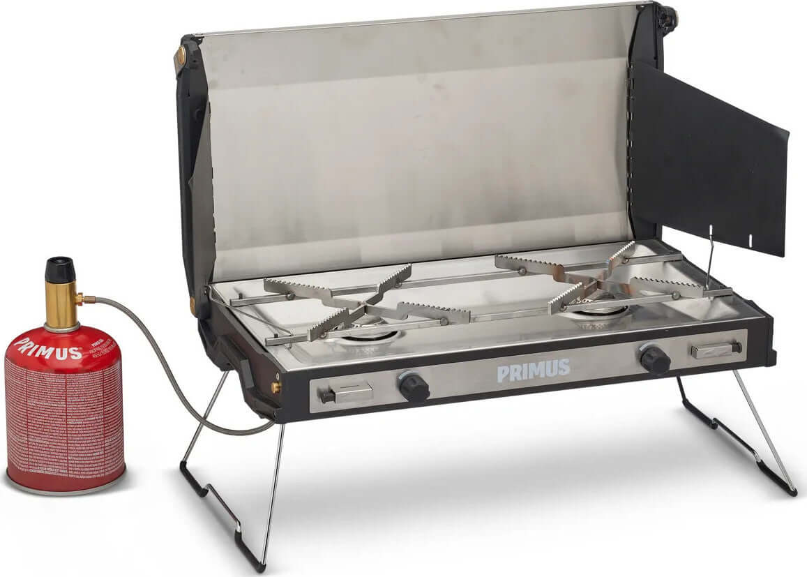 Primus Tupike Stove II Dual Burner Portable Gas Cooker for outdoor cooking