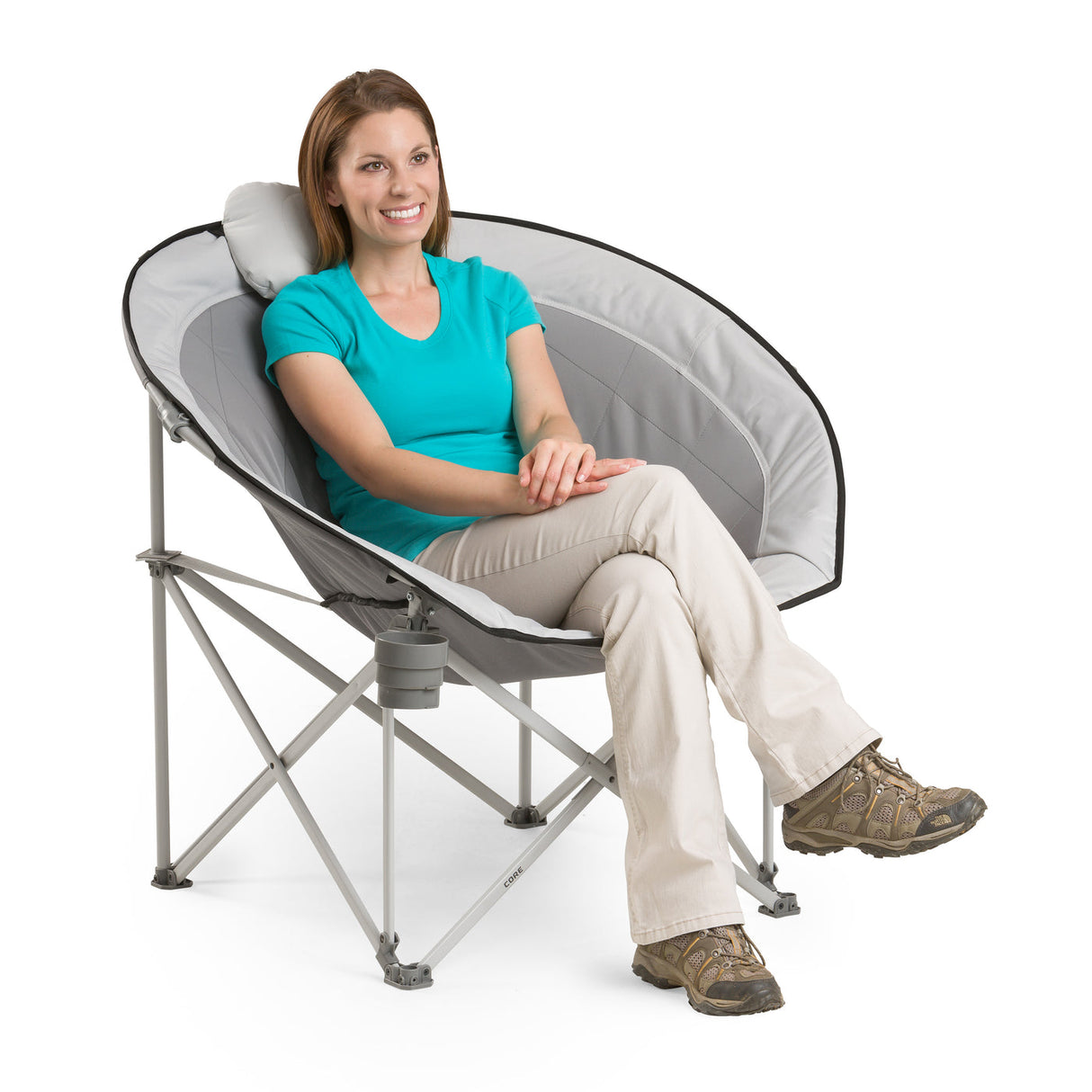 Core Equipment Oversized Padded Round Chair - Camping Chair