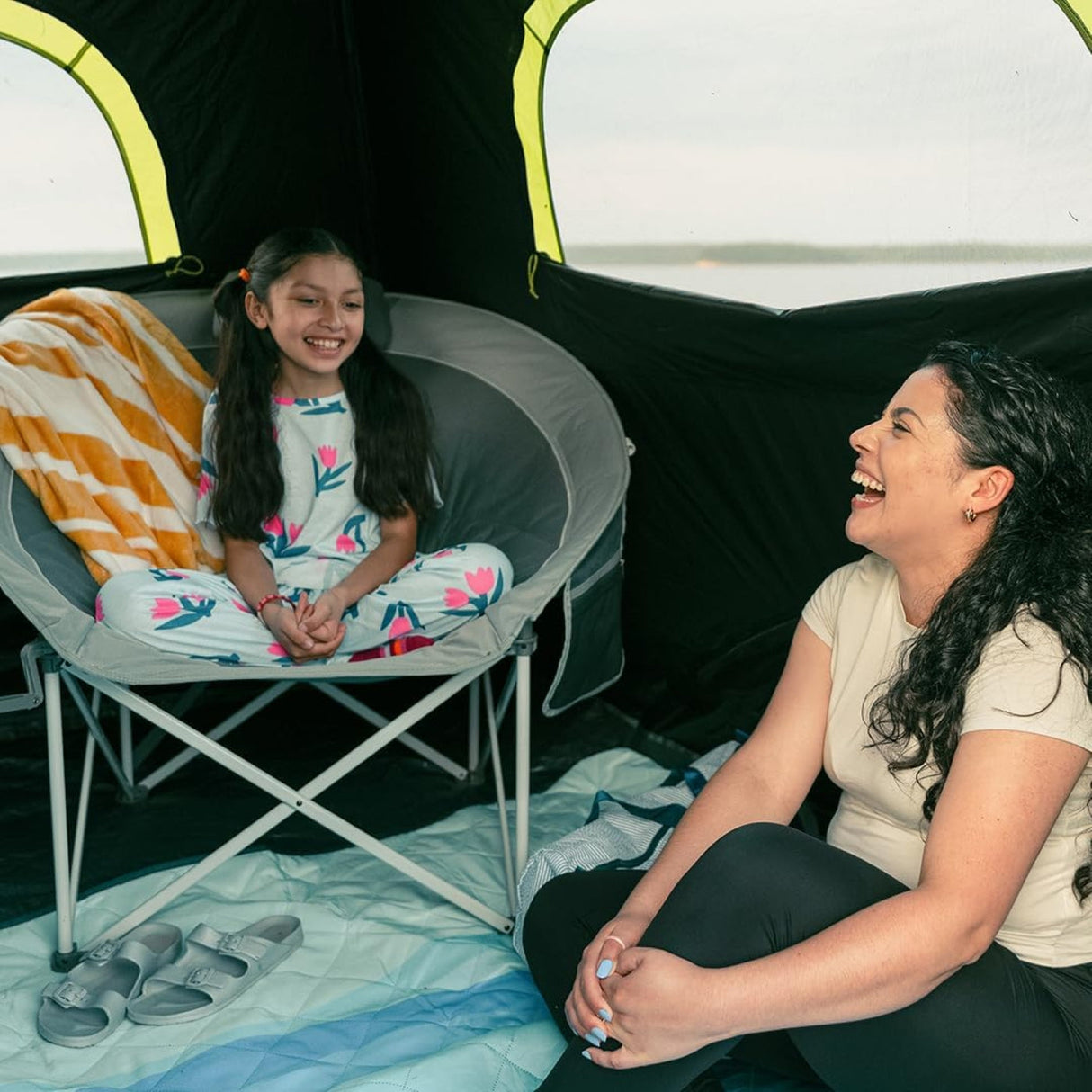 Core Equipment Oversized Padded Round Chair - Camping Chair