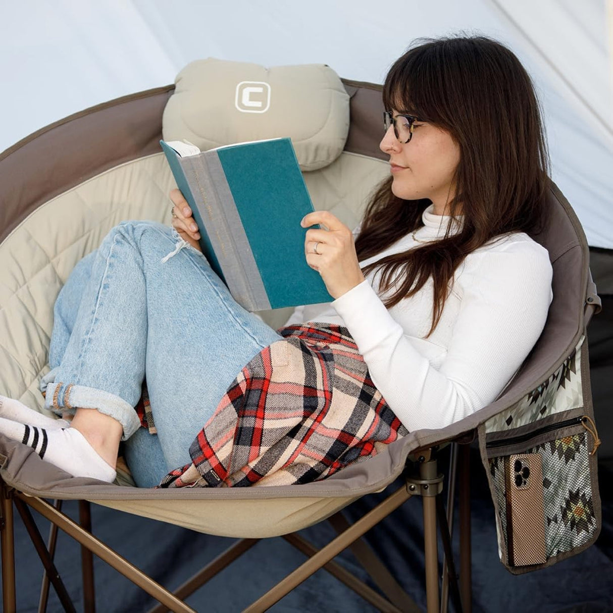 Core Equipment Oversized Padded Round Chair - Camping Chair