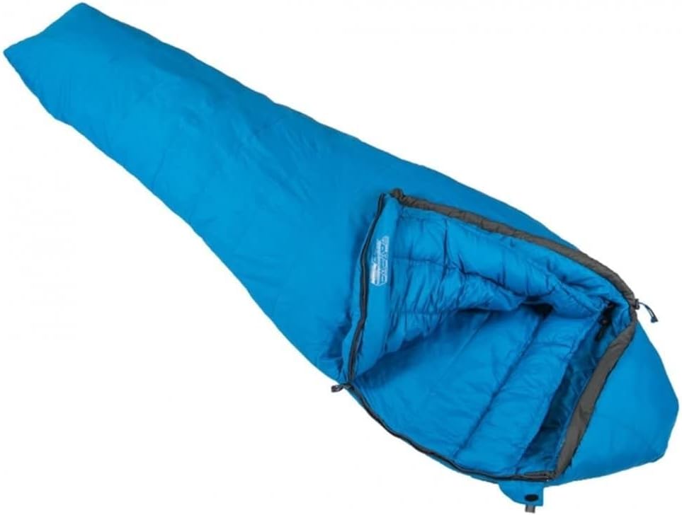 Vango Ultralite 600 Sleeping Bag hood detail showing drawcord and baffle