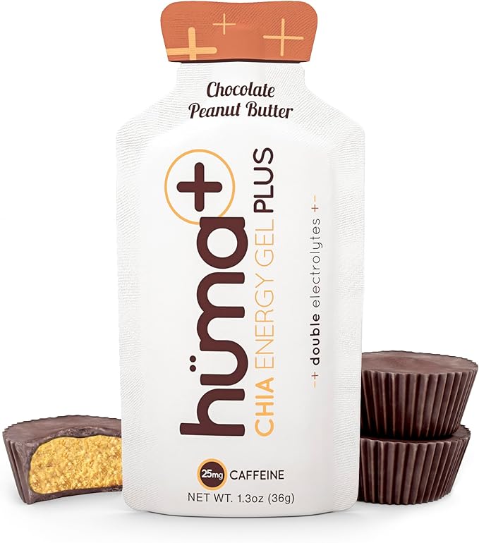 Huma Chia Energy Gel Plus - Peanut Butter & Chocolate - 36g