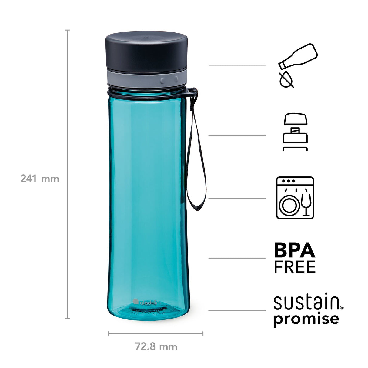 Aveo Water Bottle - 20 oz / 600 ml