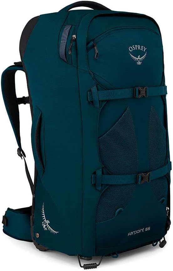 Farpoint Wheeled Travel Carry-On 36L/21.5" - Men by Osprey, durable travel pack with wheels, ideal for trips.