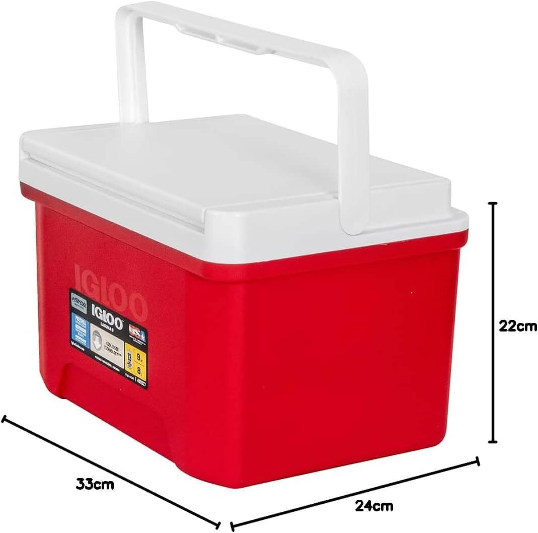 Igloo Laguna 9Qt / 8.51L Cooler Box - Red Star
