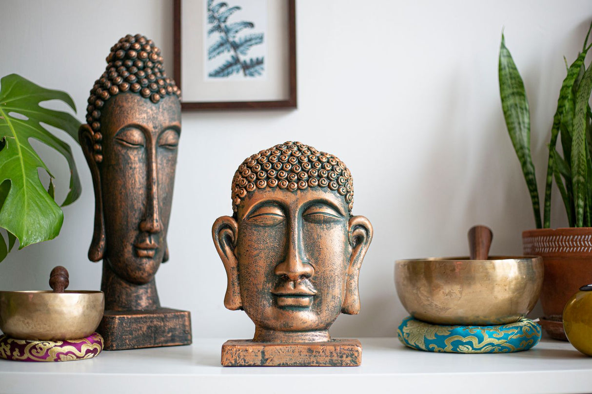 Male Buddha Head - Small