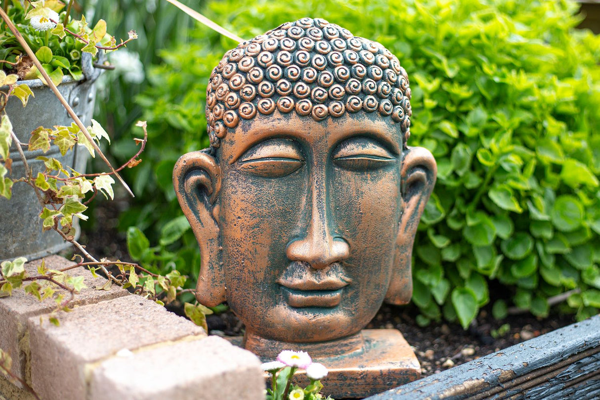 Male Buddha Head - Small