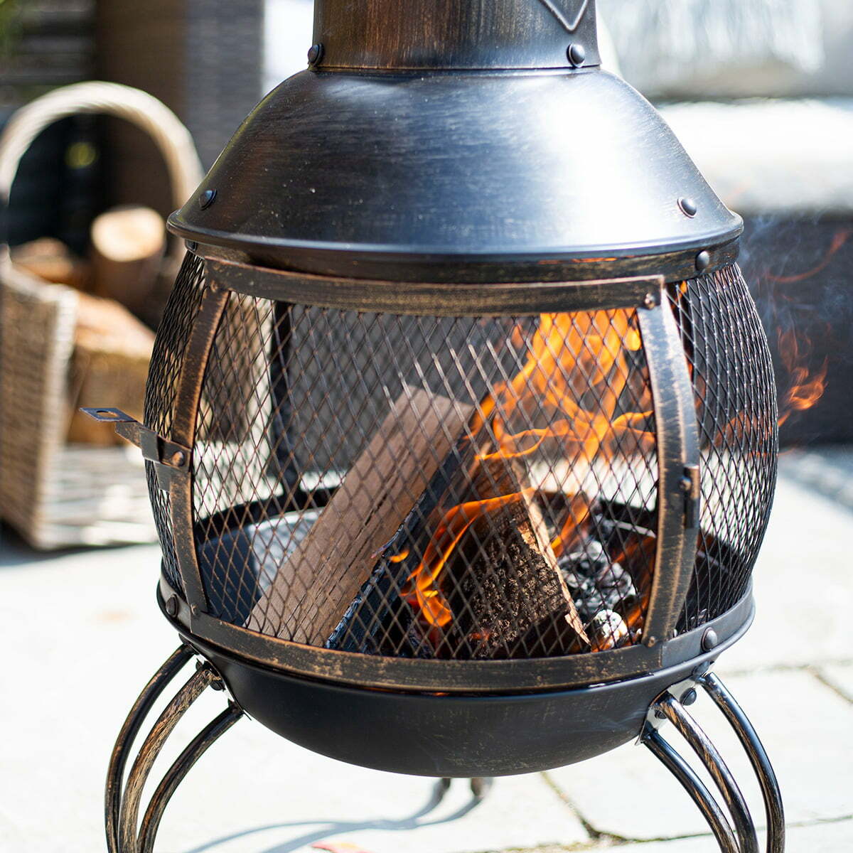 Large Leon Mesh Chimenea