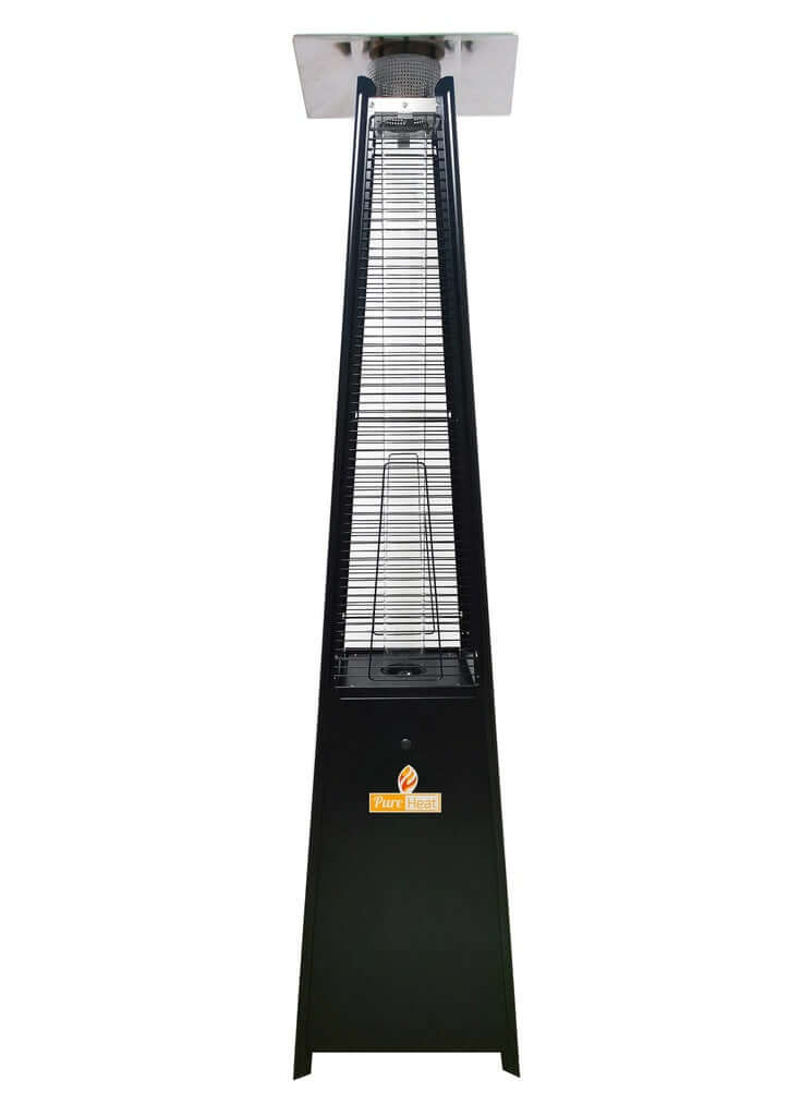 Pure Heat Solavé Pyramid Style Gas Patio Heater In Black