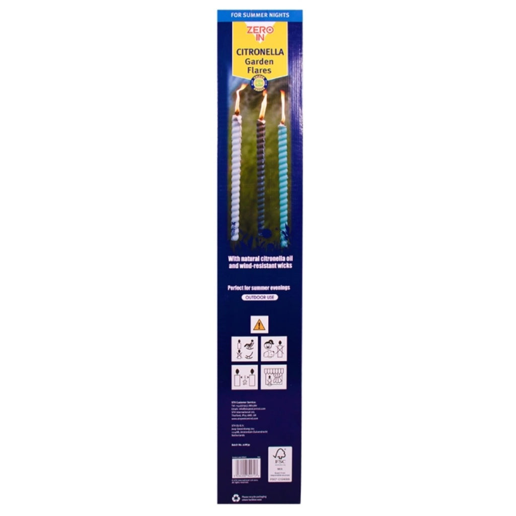 STV Citronella Garden Flares 12-Pack Outdoor Torches