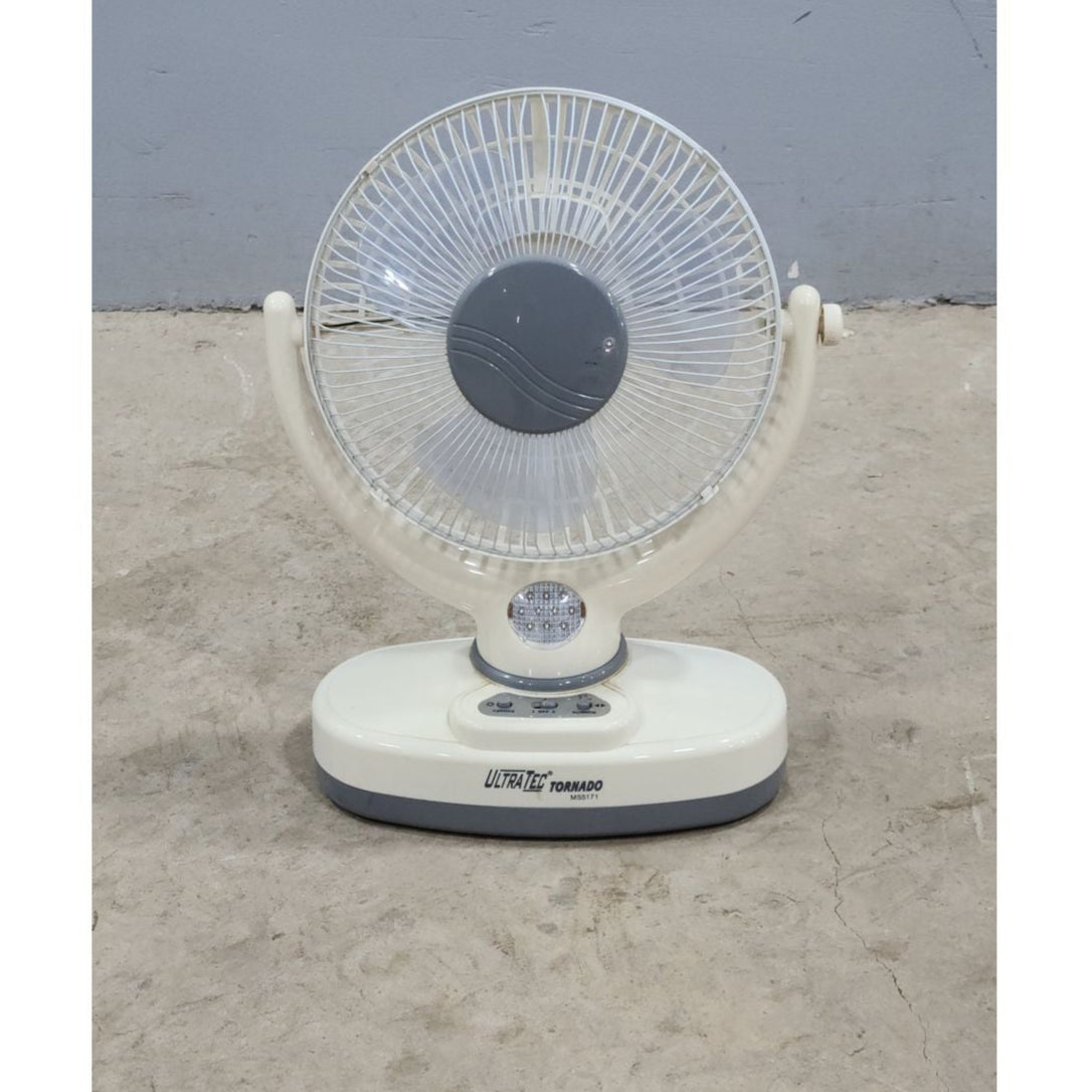 Tornado Oscillating Fan with LED Emergency Light
