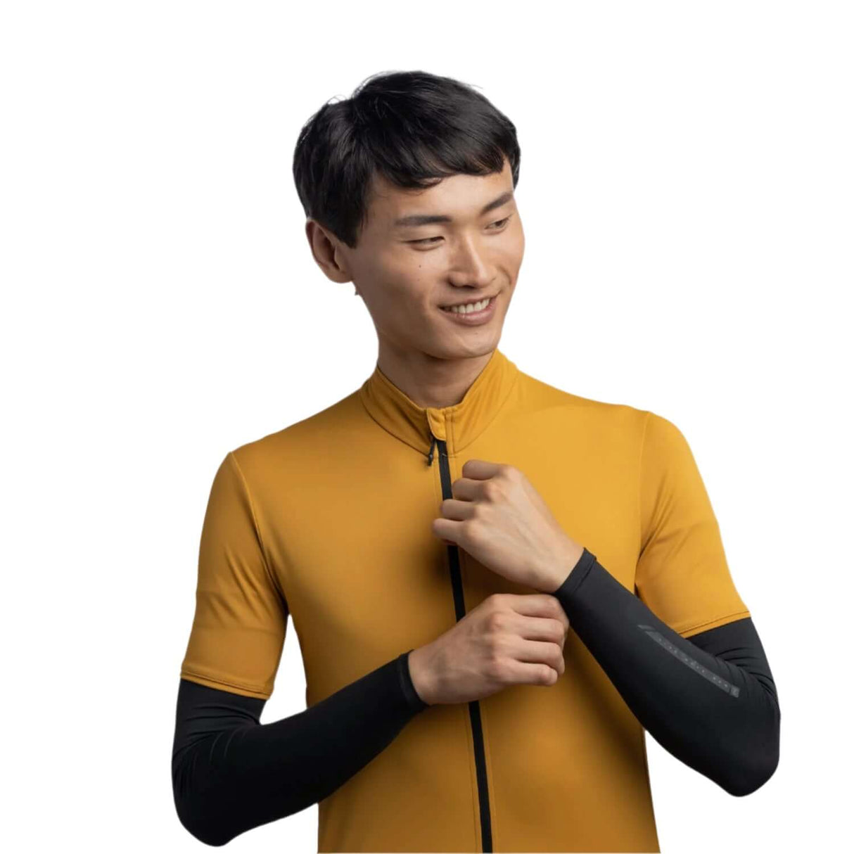 Buff Reflective Arm Sleeves Solid Black UV