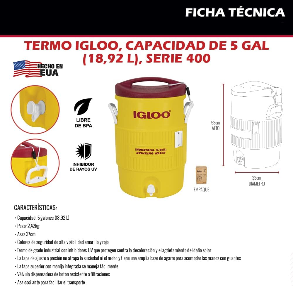 400 Series - 5 Gallon / 19L