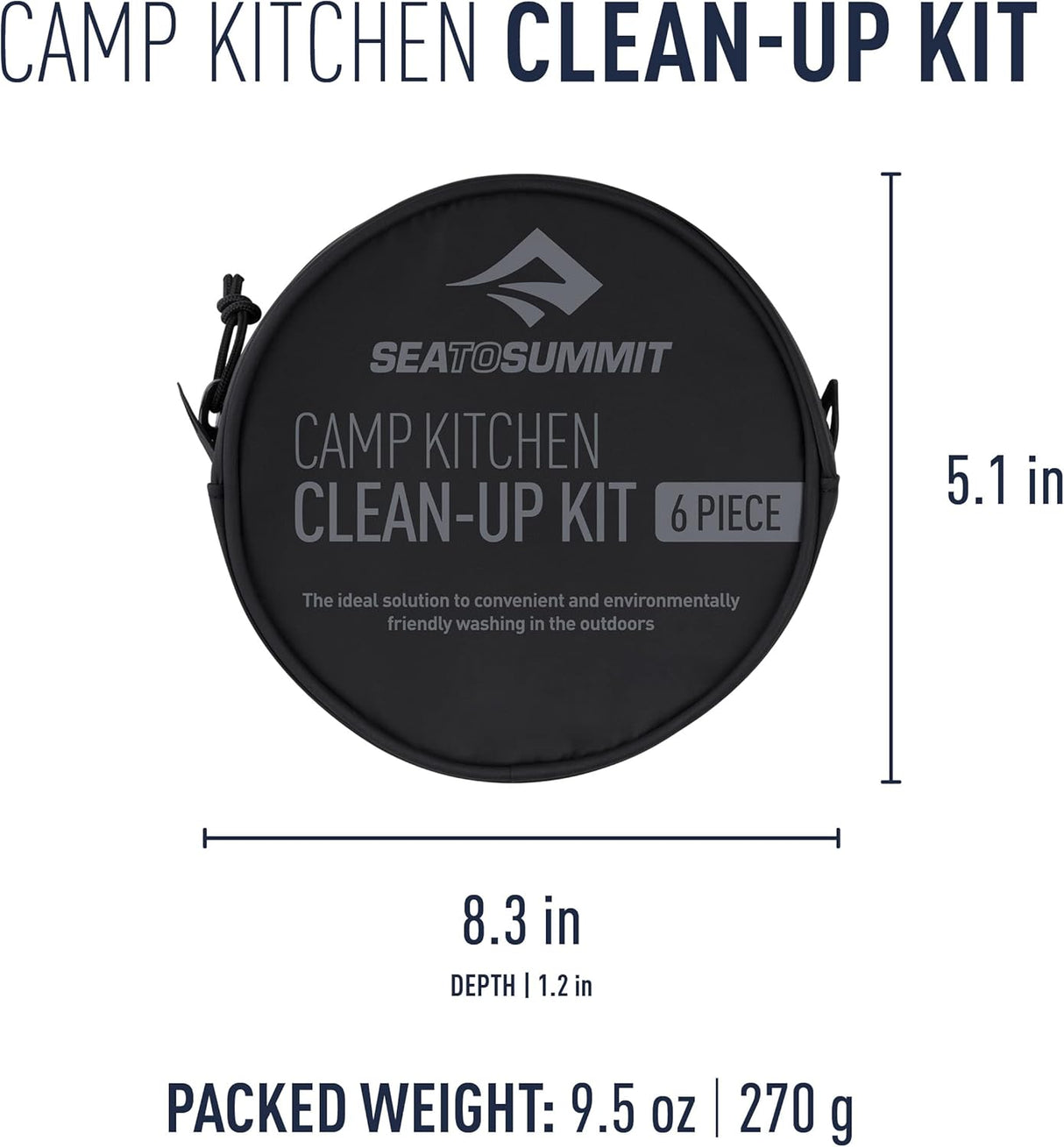 Sea to Summit Camp Clean-Up Kit for Outdoor Cooking