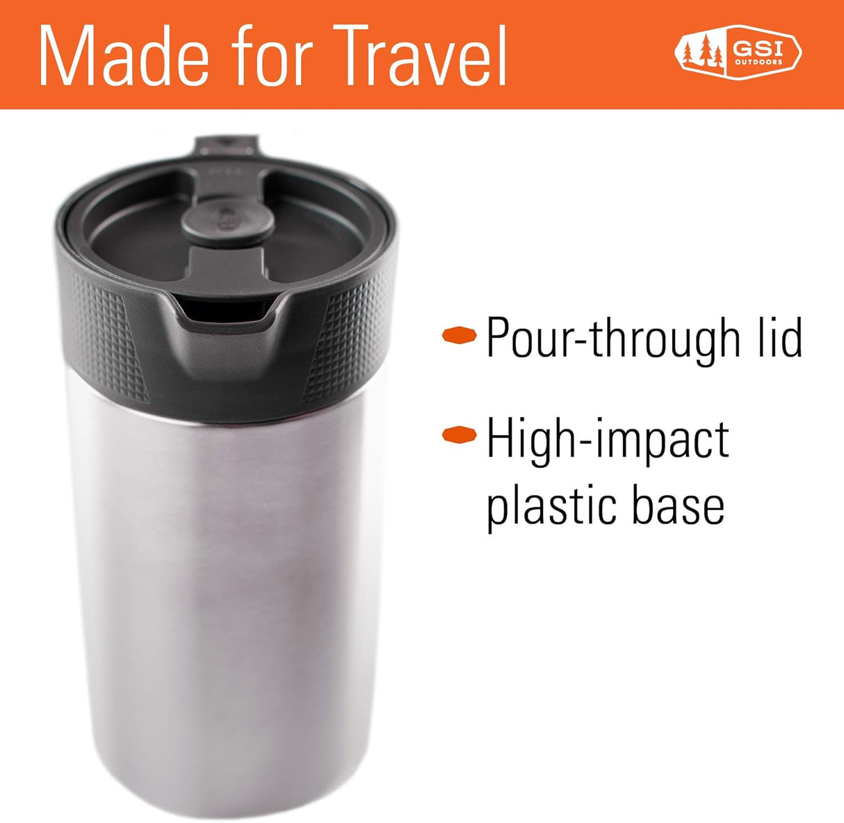 Glacier Stainless JavaPress - 33 oz / 975 ml