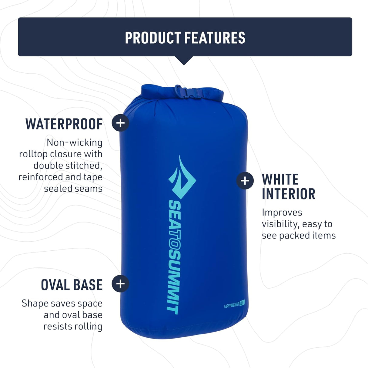 Lightweight Dry Bag Set - 8L, 13L, 20L