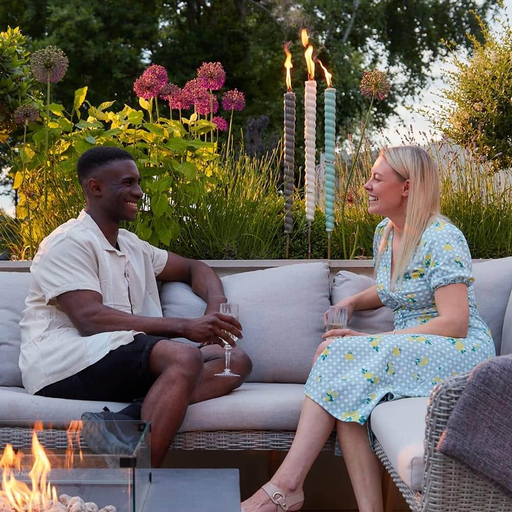 STV Citronella Garden Flares 12-Pack Outdoor Torches