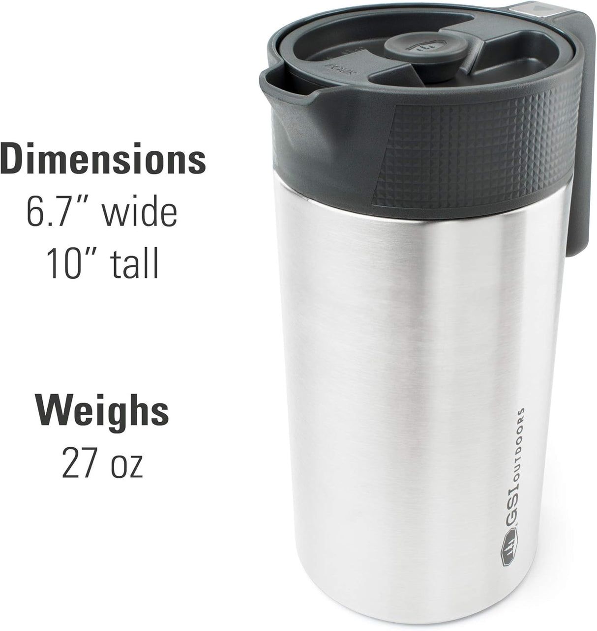Glacier Stainless JavaPress - 33 oz / 975 ml