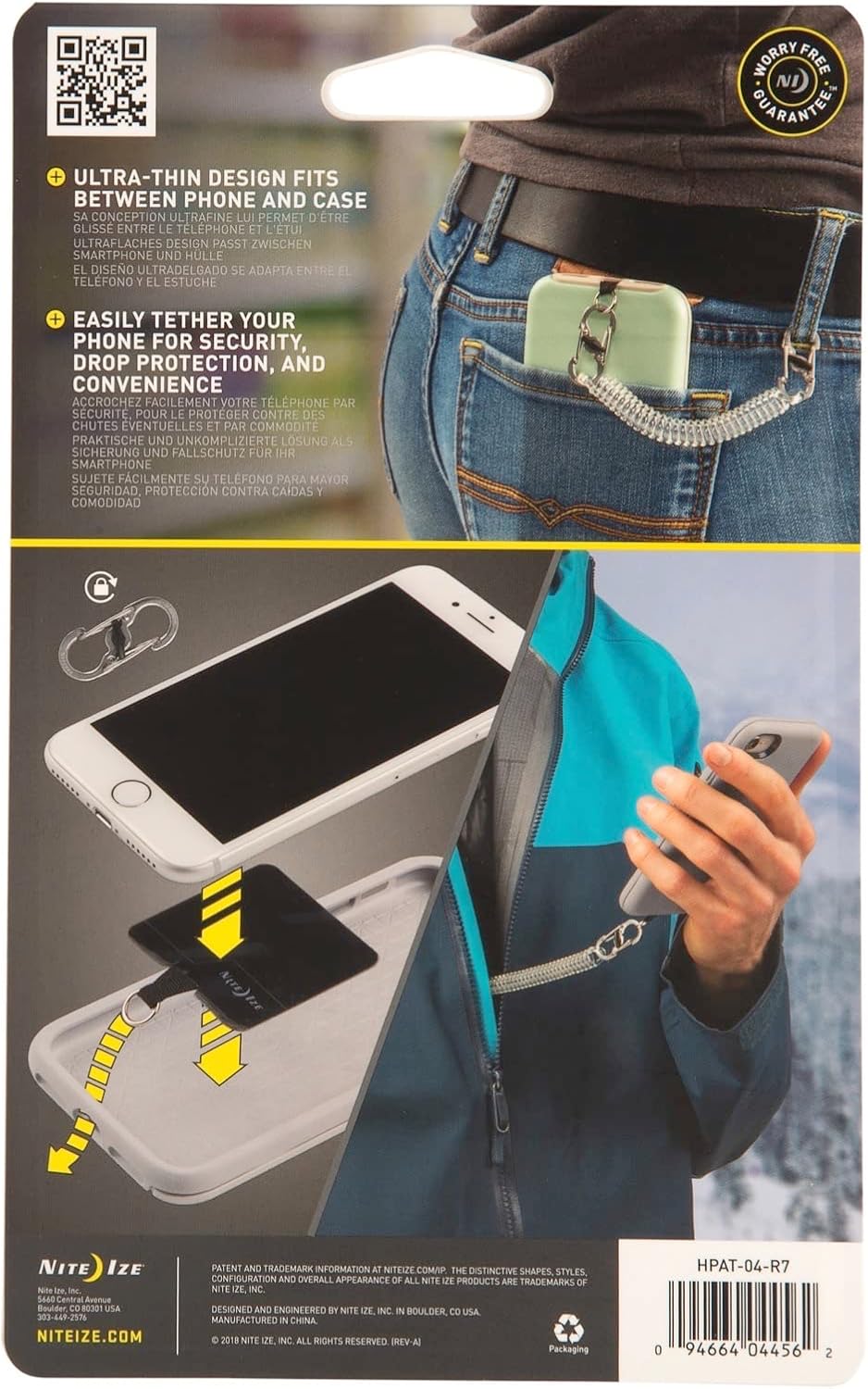 Nite Ize Hitch Phone Anchor + Tether Secure Drop Stopper