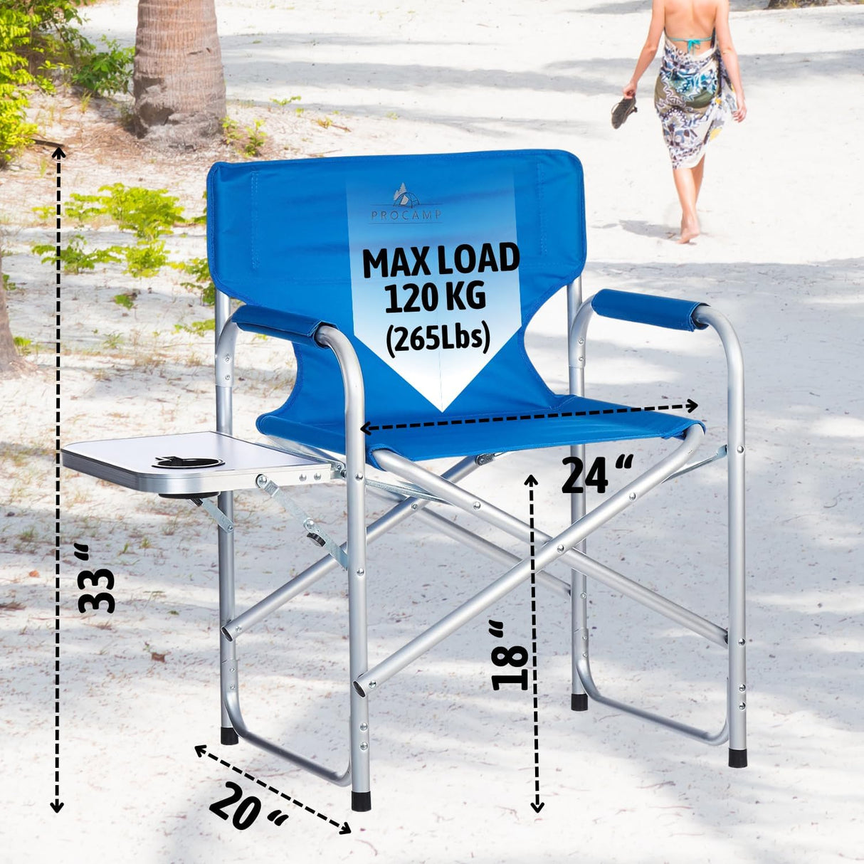 Aluminum Director Camping Chair
