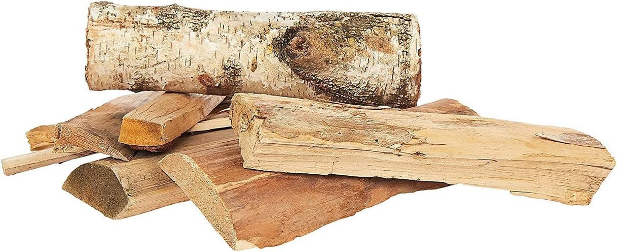 Bad Axe Beech Firewood — single log detail showing smooth bark and texture.