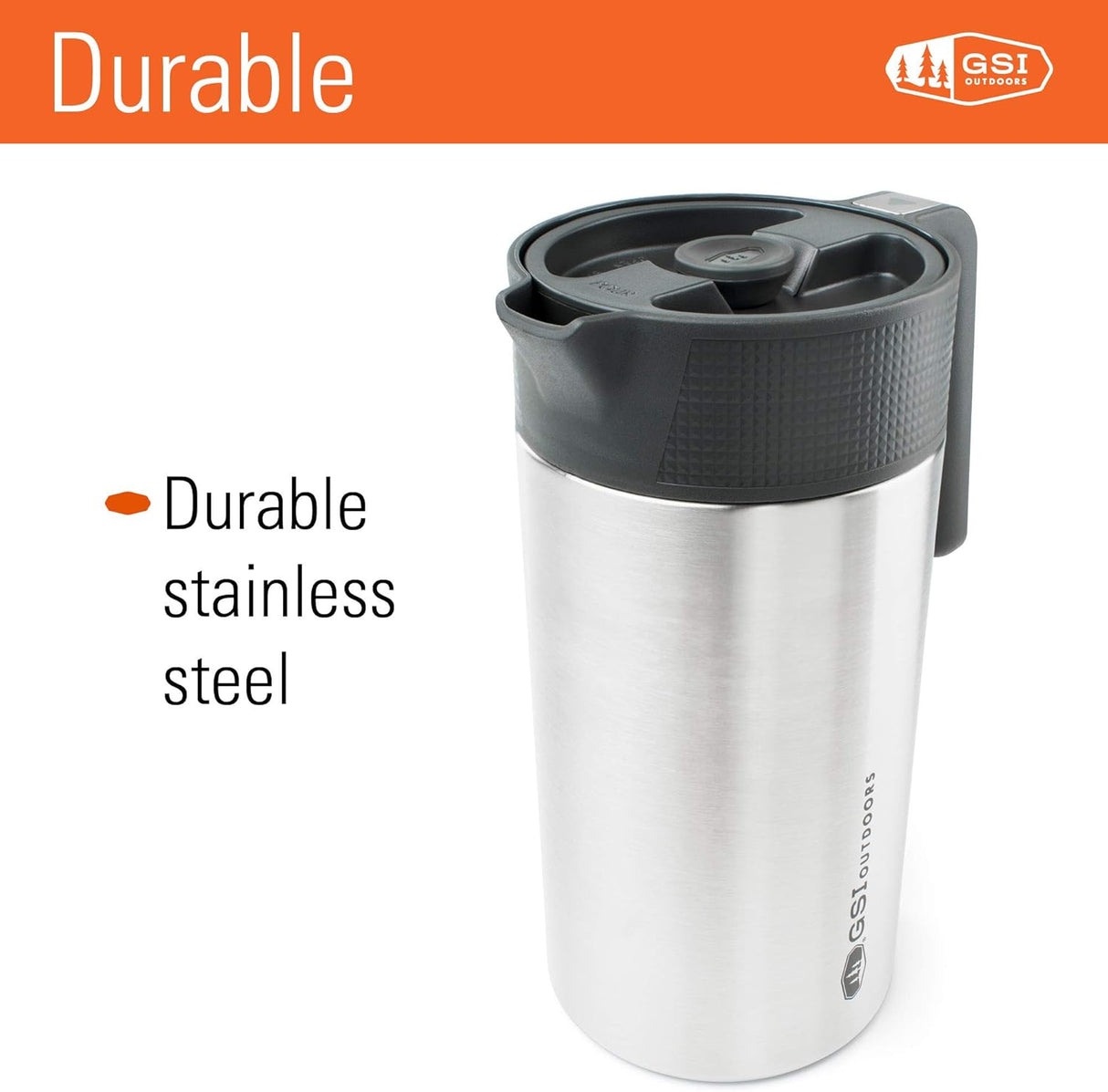 Glacier Stainless JavaPress - 33 oz / 975 ml