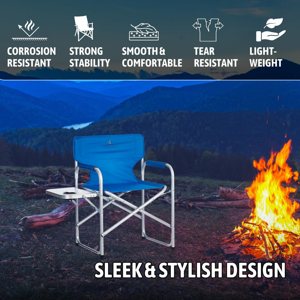 Aluminum Director Camping Chair