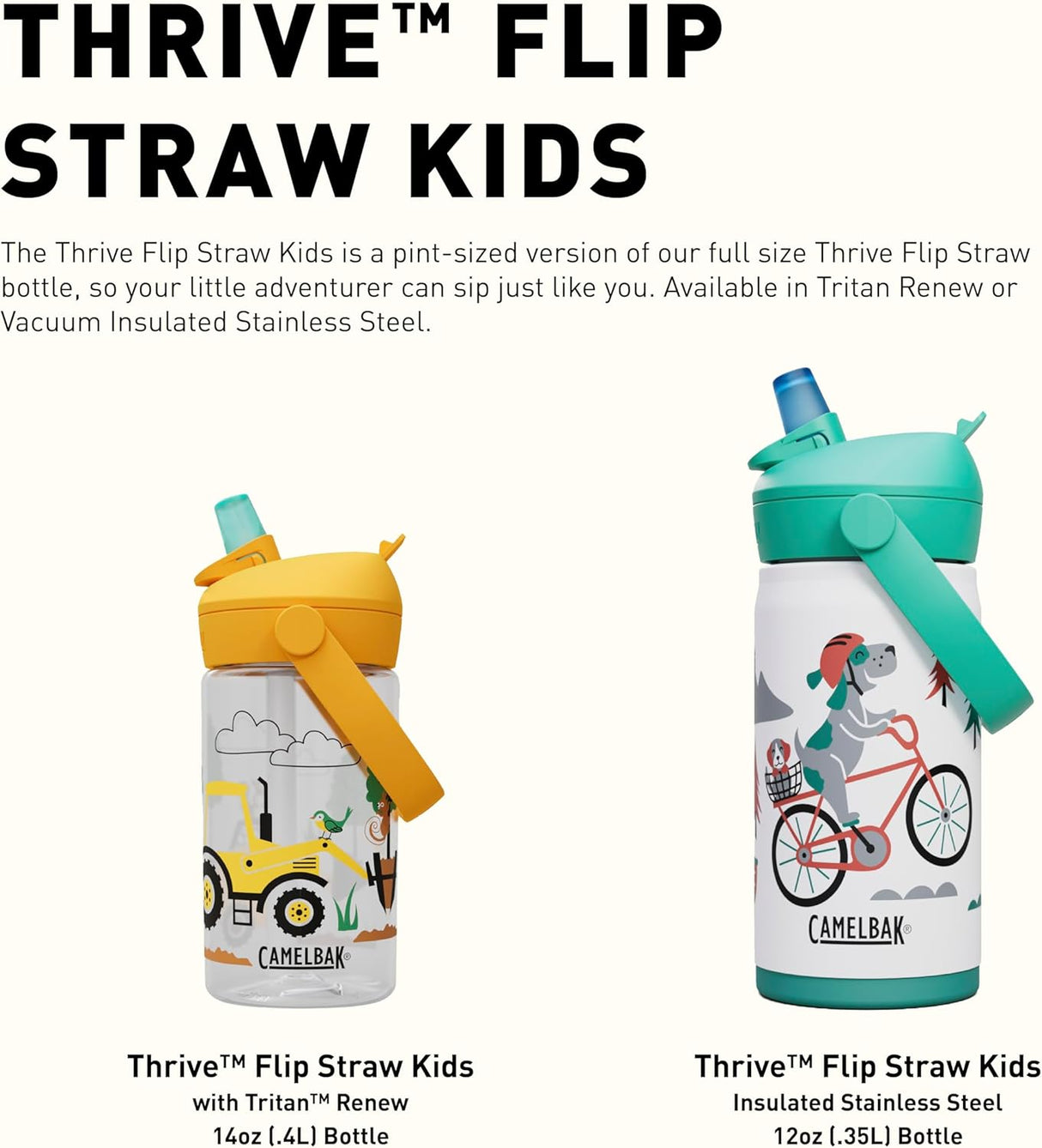 Camelbak Thrive Flip Straw Kids - 14 oz / 400 ml
