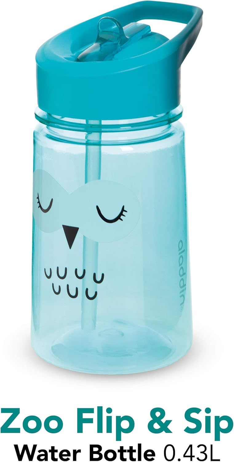 Zoo Flip & Sip Water Bottle - 14 oz / 430 ml
