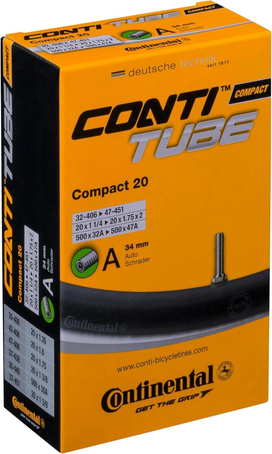 Compact Tube 20" D40 - Black