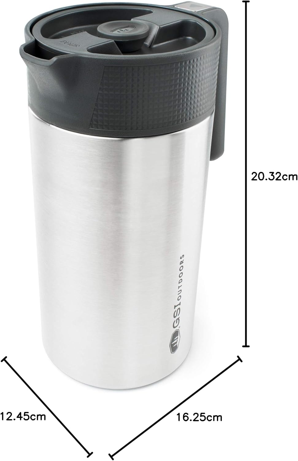 Glacier Stainless JavaPress - 33 oz / 975 ml
