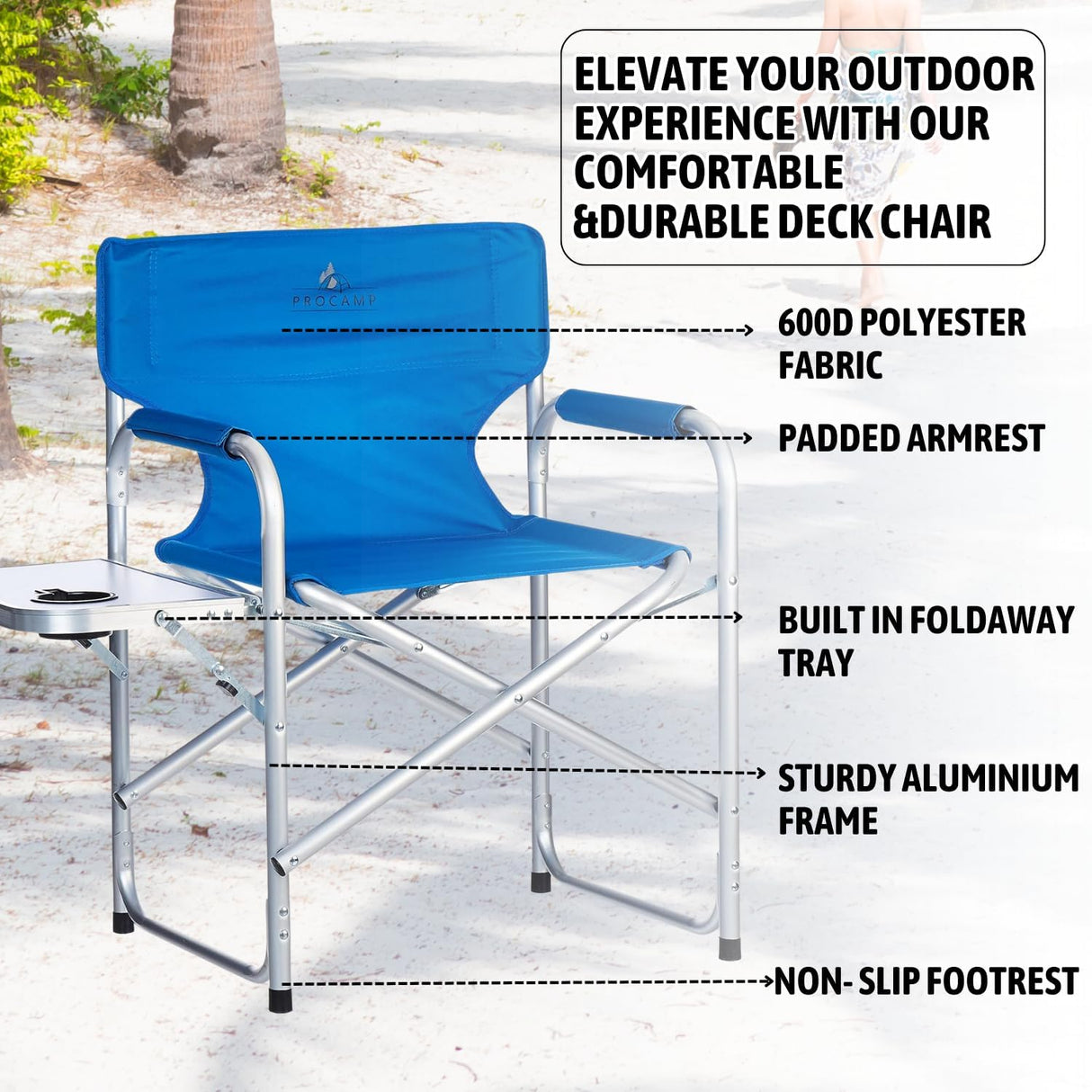 Aluminum Director Camping Chair