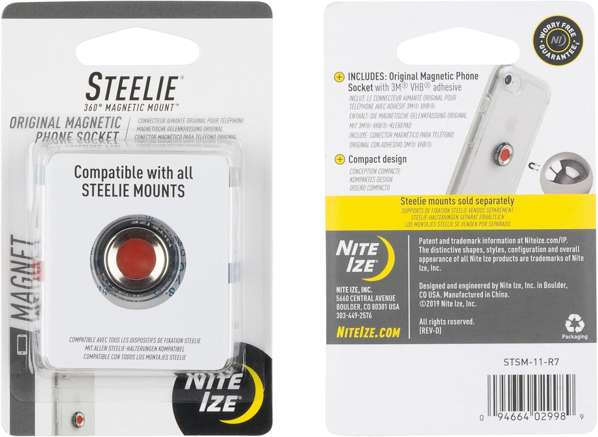 Nite Ize Steelie Magnetic Phone Socket Magnet Base for Phones