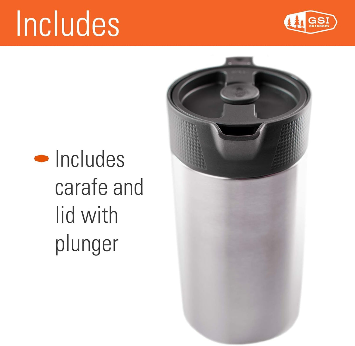 Glacier Stainless JavaPress - 33 oz / 975 ml