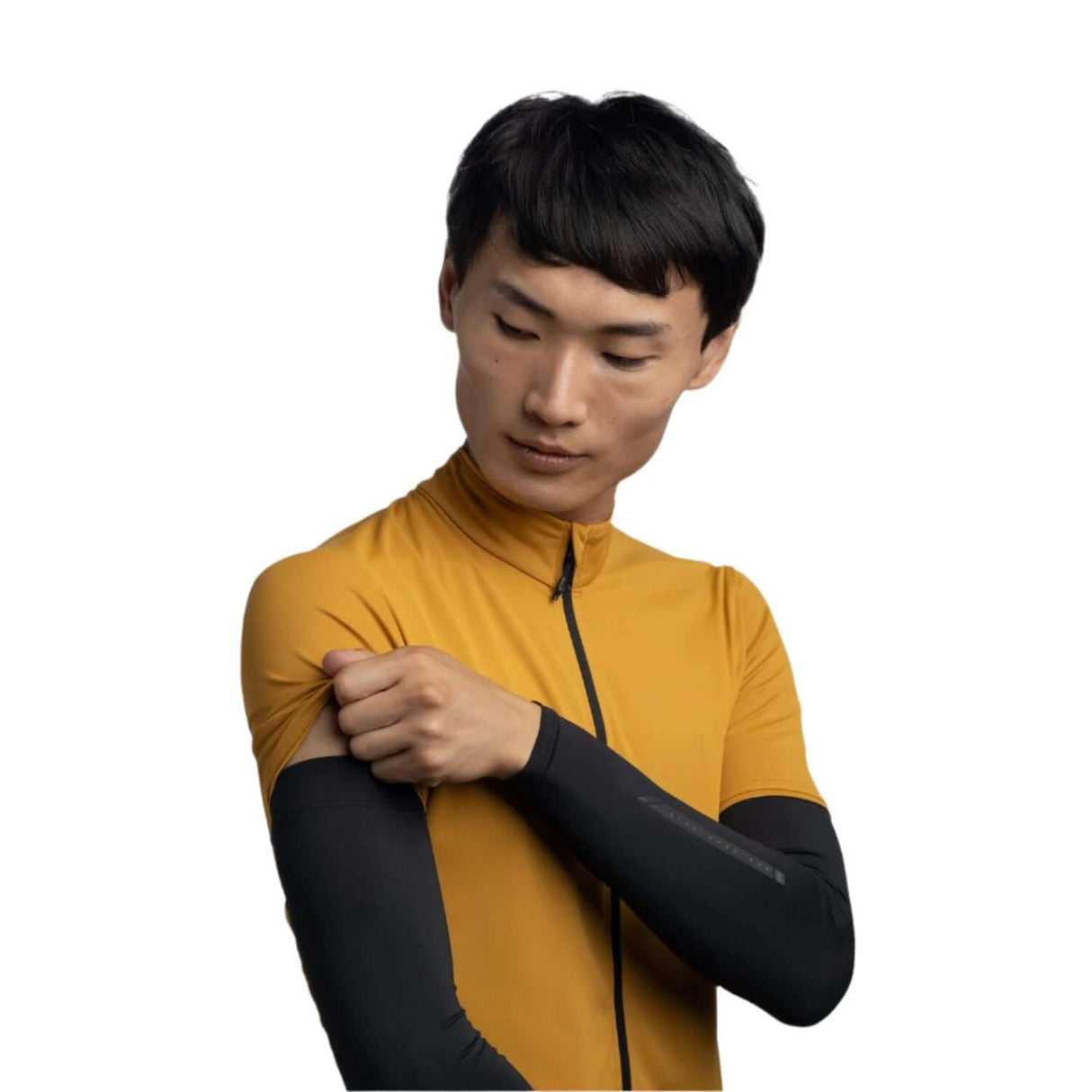 Buff Reflective Arm Sleeves Solid Black UV