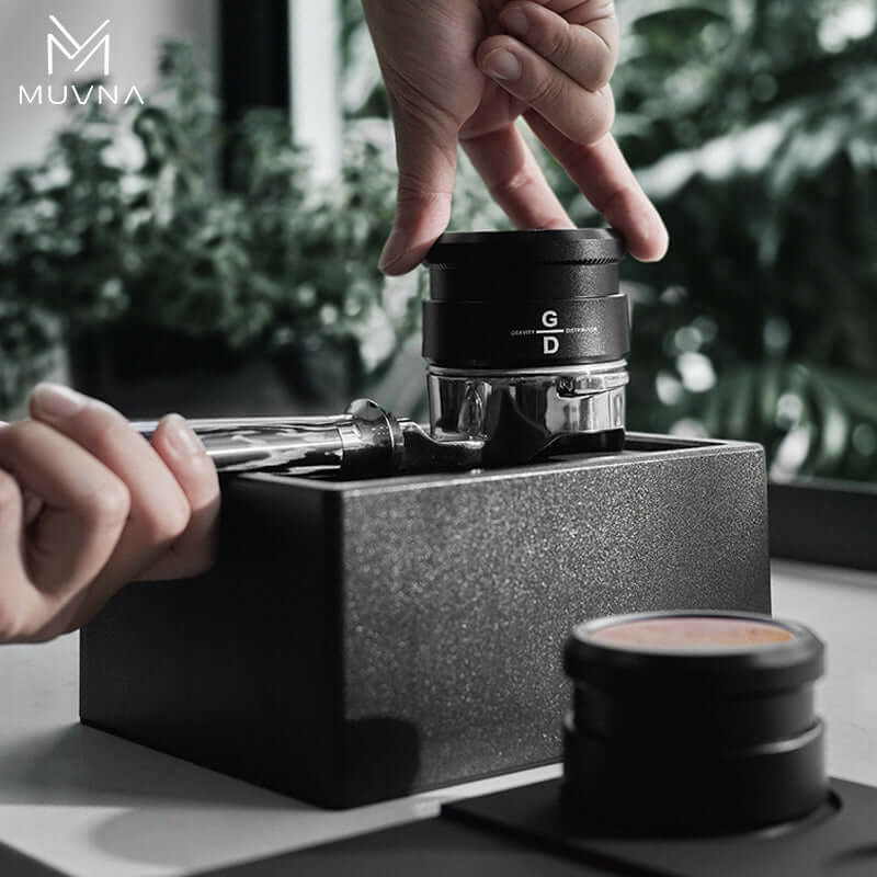 Solid Wood Gravity Tamper - 58mm - Black