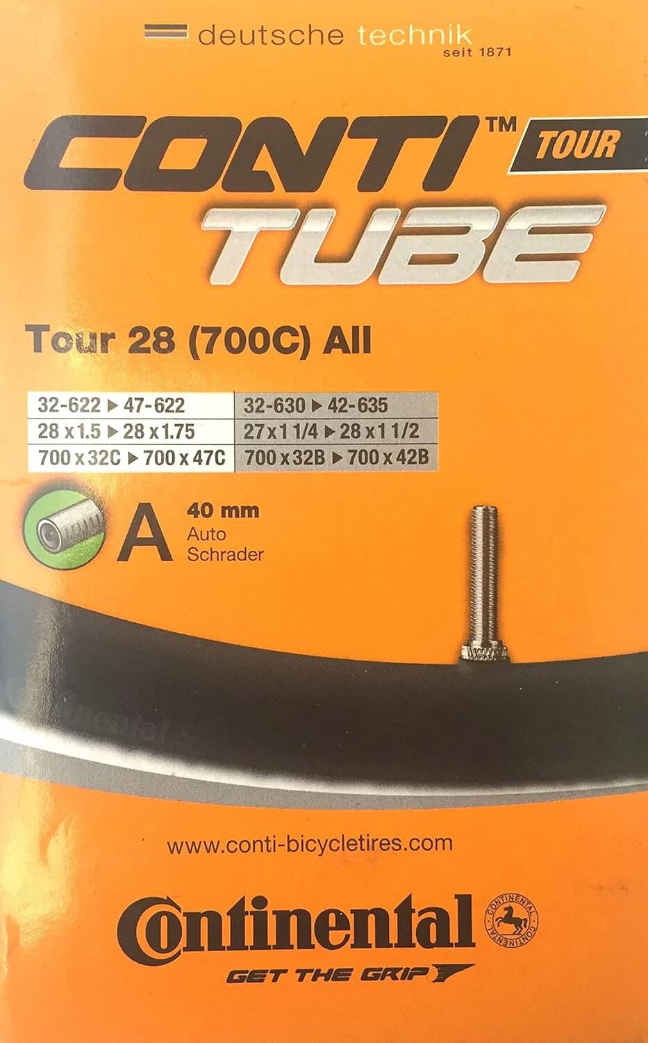 Presta 42mm Valve Tube - 700 x 32 - 47 27