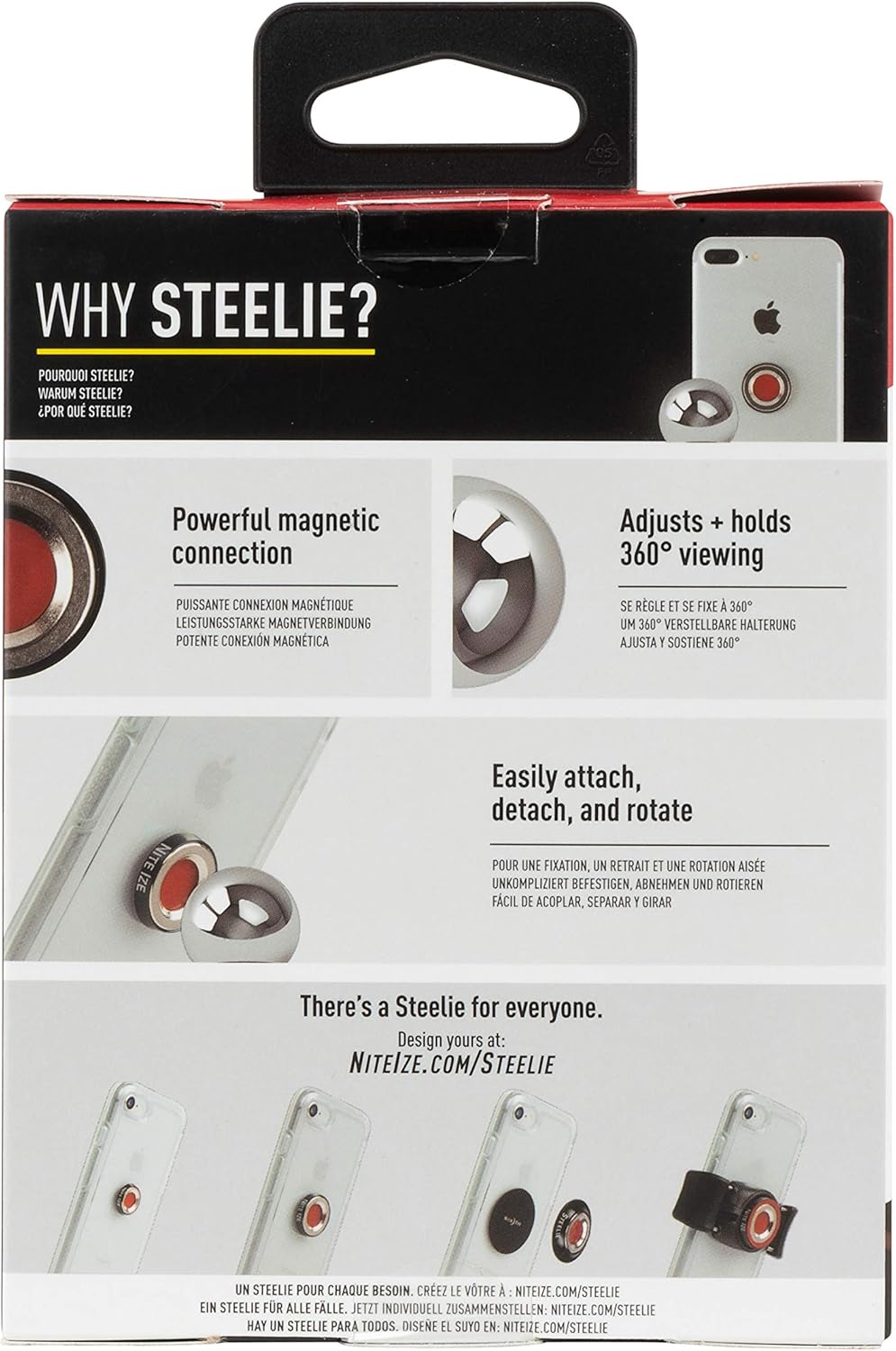 Nite Ize Steelie Vent Mount Kit Plus Car Magnet System